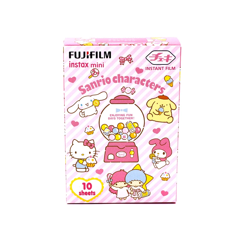 Sanrio characters Fujifilm 10 листов фильм монохромный Радуга макарун Микки Алиса для Fuji Instax Mini 7 8 9 50s 7s 90 25 поделиться SP-1 мгновенный - Цвет: Sanrio characters