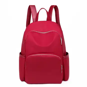 

Women Ladies Fashion Solid Backpack Schoolbag Large Capacity Casual Travel Student Daypack Bag 2019 Bolsas Mochilas Sac A Dos