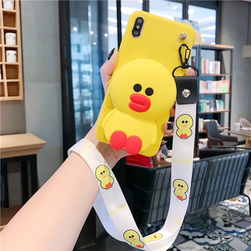 Для samsung S10 S8 S9 Note 8, 9, 10, плюс A20 20 50 70, 80, J4 J6 J8 Чехол кошелек динозавр Медведь стежка Мягкий чехол из ТПУ с принтом"