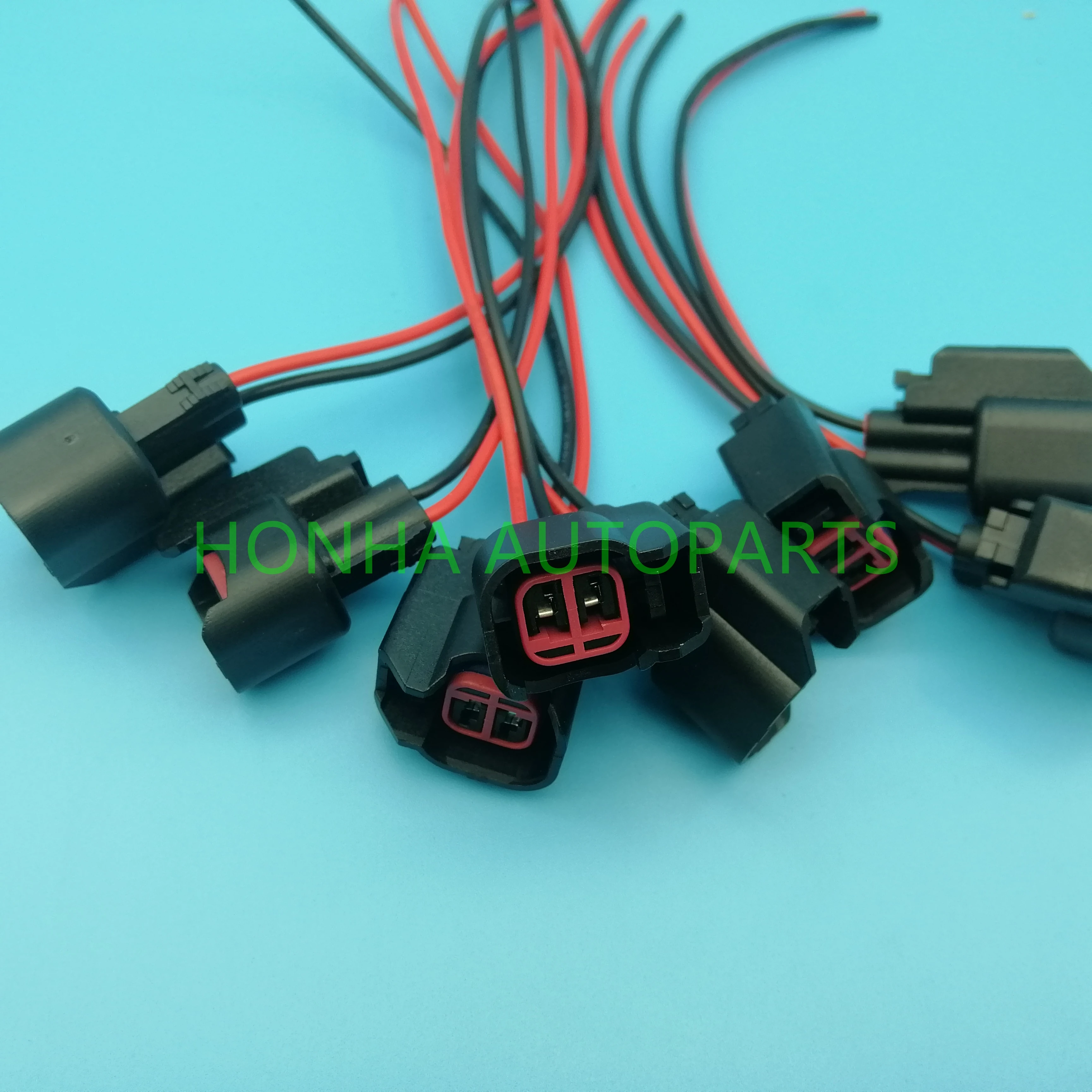 

EV6 EV14 USCar electrical PIGTAIL Adapter Clip Connector Wiring Harness for s824 pt2160 DODGE LS2 LS3 Fuel Injector