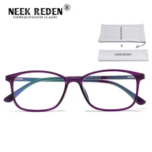 Tr90 Ультра-светильник, синий светильник, блокирующее стекло, es рамки, квадратные женские очки, рамка для мужчин, компьютерное стекло, анти-синий светильник, блокирующий