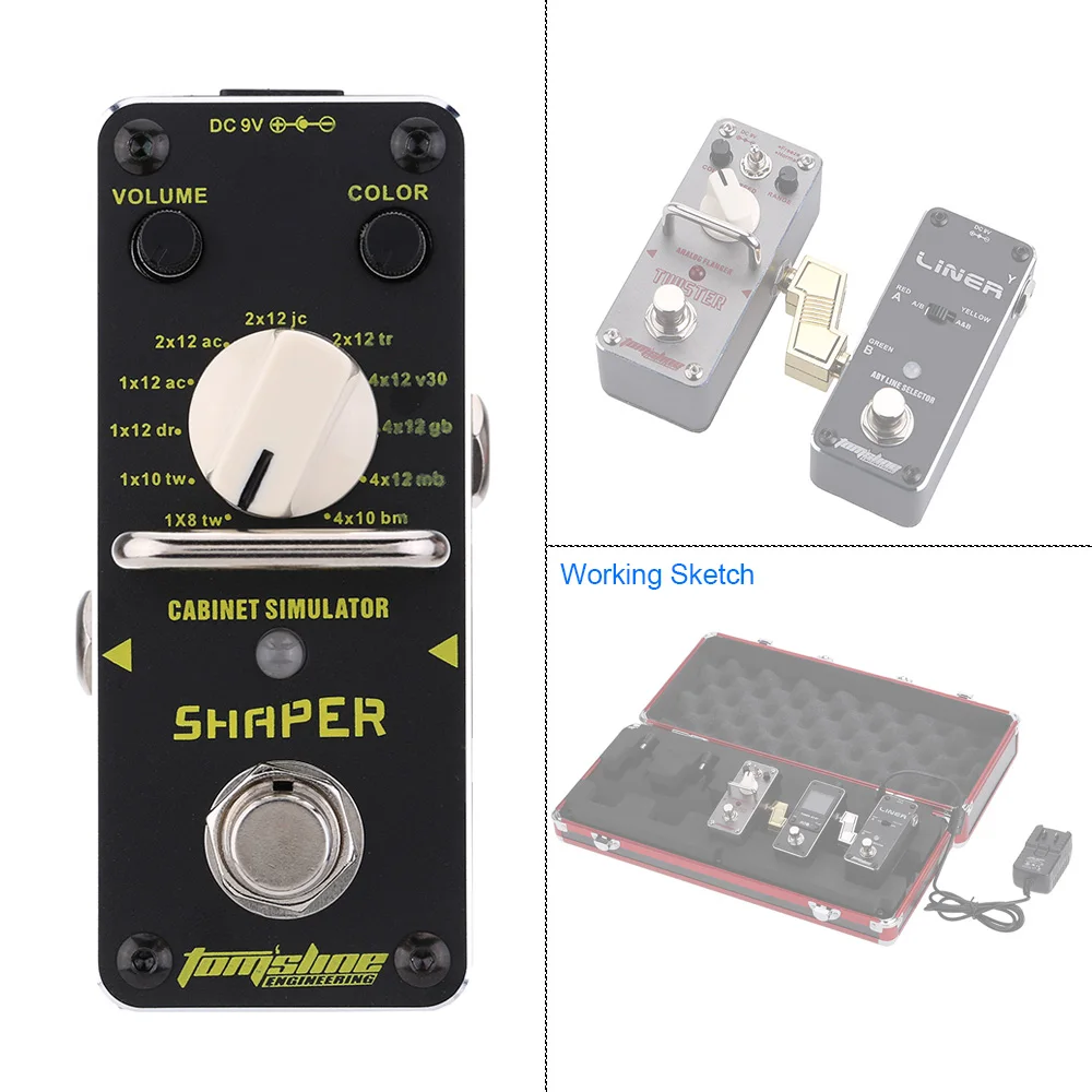 

Hot New ASR-3 Shaper Cabinet Simulator Mini Single Electric Guitar Effect Pedal with True Bypass