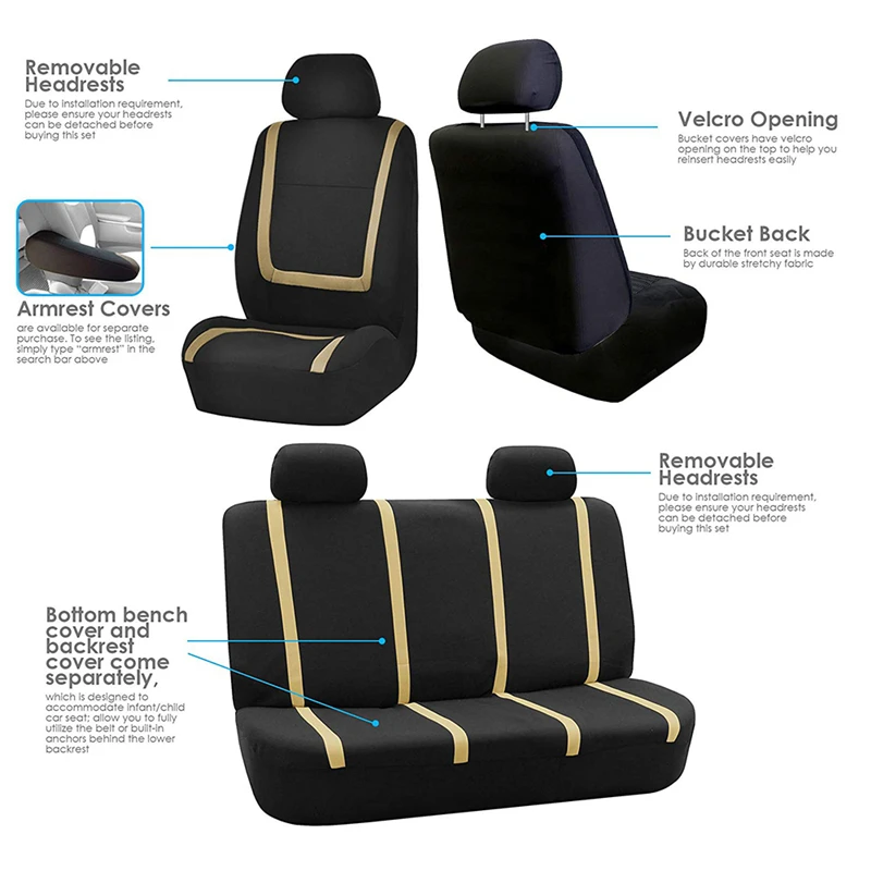 패브릭 자동차 시트 커버, OPEL Aatara Astra Mocha Omega Grandland x Corsa Adam insignia Zafira 차량 시트 쿠션 커버 부품