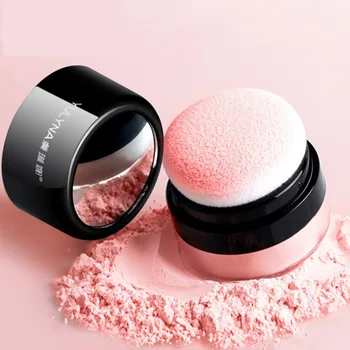 

Portable Mushroom-head Face Blush Powder Baked Cheek Face Blusher Blush Makeup Pallete Face Base Mineral Blusher Palette