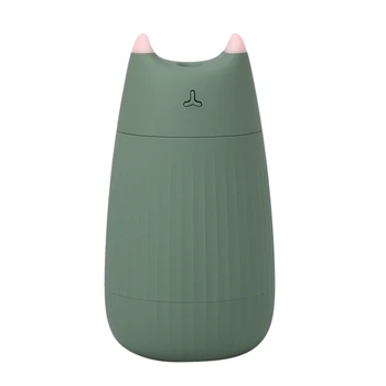 

Cat Shape Humidifier Ultrasonic Essential Oil Diffuser USB 200ML Aromatherapy Air Purifier for Home Car Freshener Mist Maker Gre