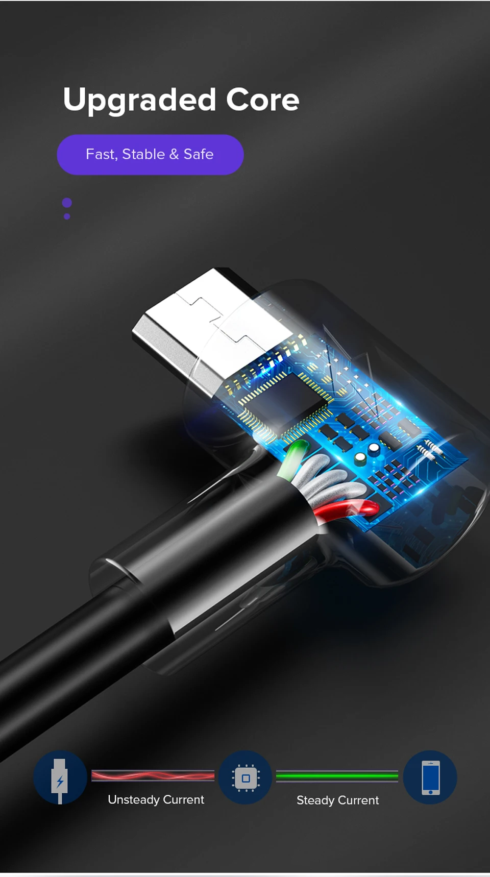 Venroii Micro USB кабель 3A Быстрая зарядка Kable для samsung huawei Xiaomi 9 кабель синхронизации данных Android телефон быстрый usb зарядный шнур
