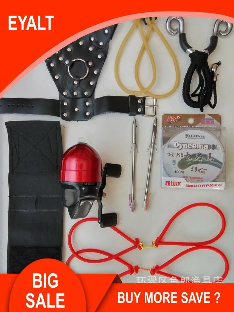 Набор рыболовных рогаток летающих рыбок стрелок наручный ремешок рыбное