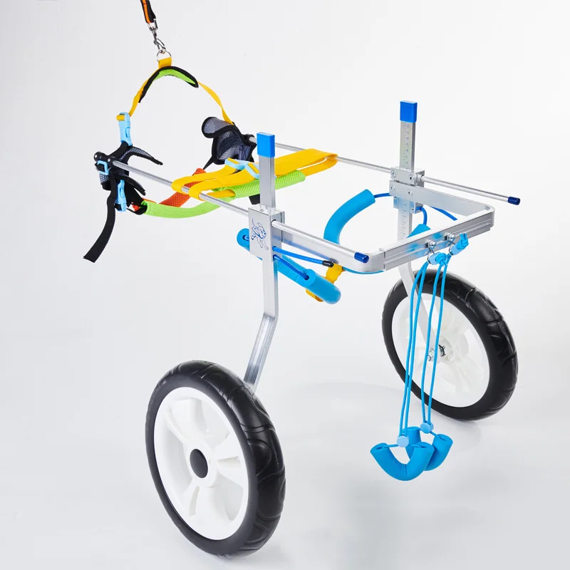 5 Types Cart Pet Wheelchair for Handicapped Hind Legs Small Dog Cat/Doggie/Puppy Walk Stainless Steel Xxs-L(Xxs