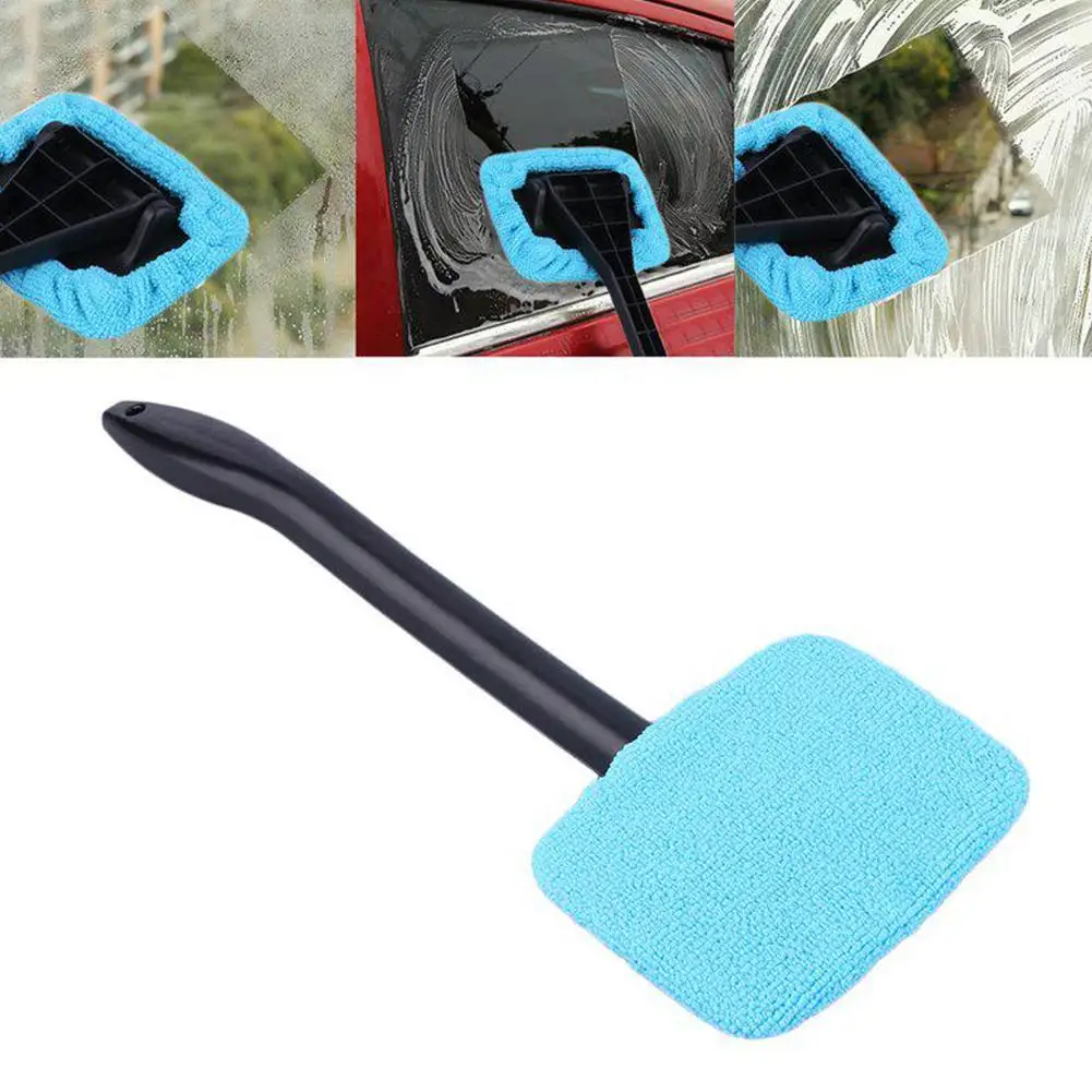 Limpador de Pára-brisa Limpador de Janela Lidar com Escovas Ferramenta de Limpeza do Carro Plástico Microfiber Auto Longo Esponjas Acessível Lavável 10 Esponjas, panos e escovas