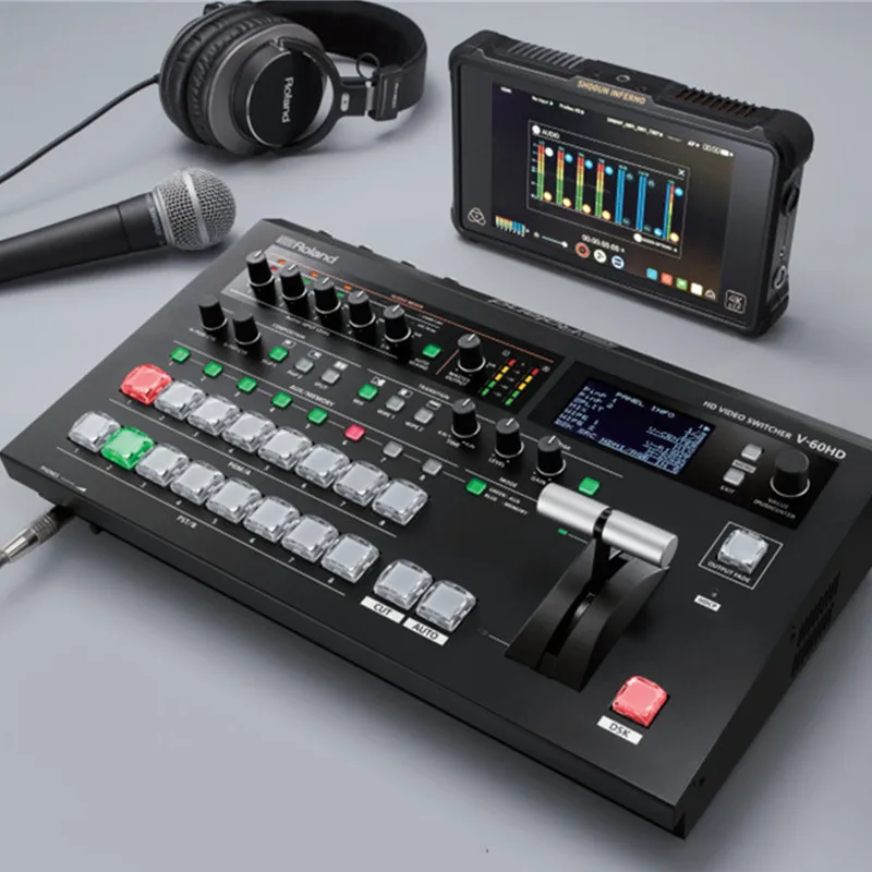 

KUANI V-60HD 6-Way High-definition SDI/andhdml Video Switcher Logic Blue Directed Sound Console