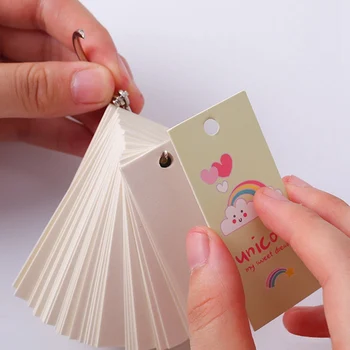 

4Pcs 110 Sheets Cute Kawaii Mini Notebook School Supply Vocabulary Writing Reciting Book Vocabulary Book For Boy Girl Gift