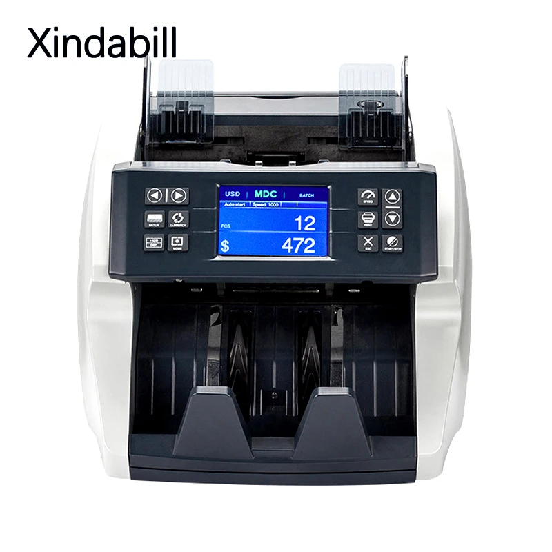 Кассовый аппарат xindabill умный счетчик купюр многовалютная шкала фальшивый свет