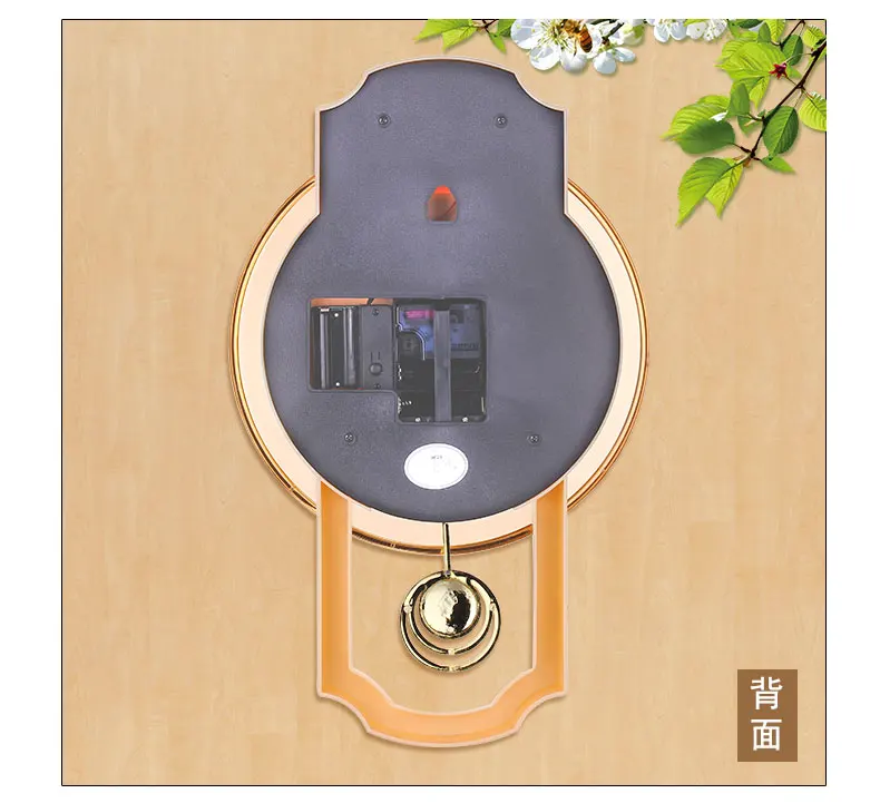 Big Silent Wall Clock Vintage Modern Design Oclock Pendulum Kitchen Clock Wall Watch Mechanism Bathroom Horloge Murale Decor S19