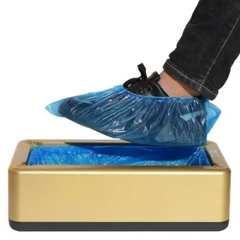 

Automatic Shoe Cover Machine Disposable Automatic Shoe Cover Dispenser Household Shoe Film Machine for Office