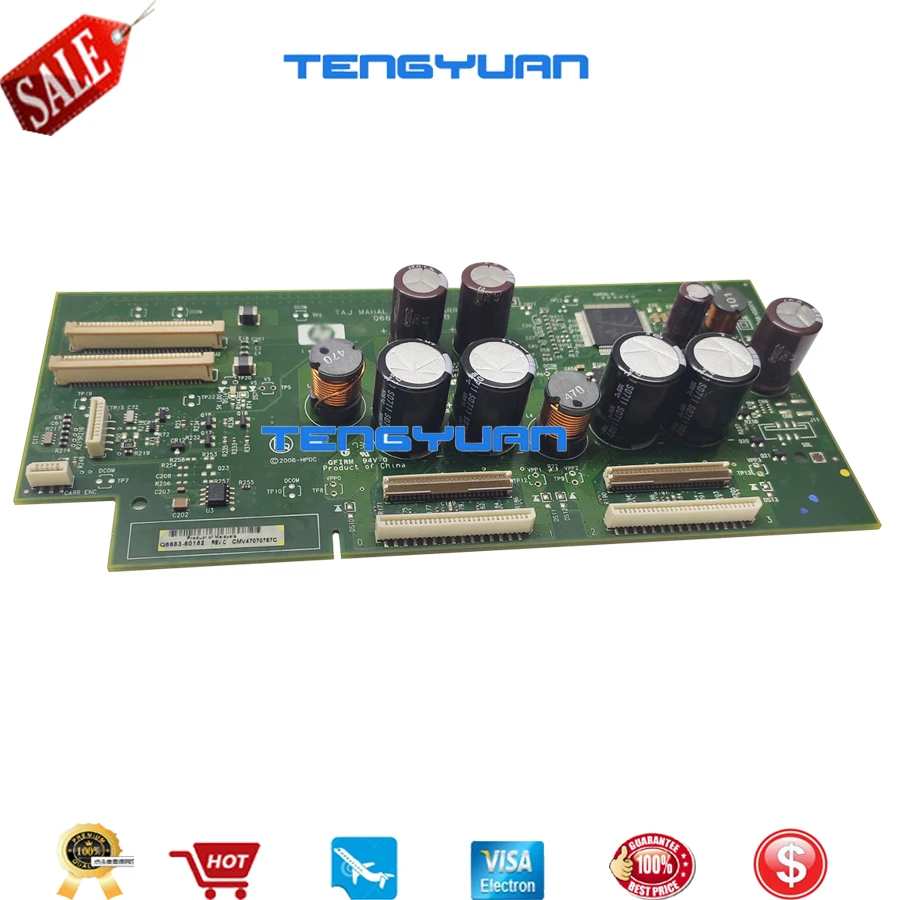 Q6683-60191 Q6683-60152 каретки ПК доска для hp Designjet T1100 T610 каретки плоттера запчасти