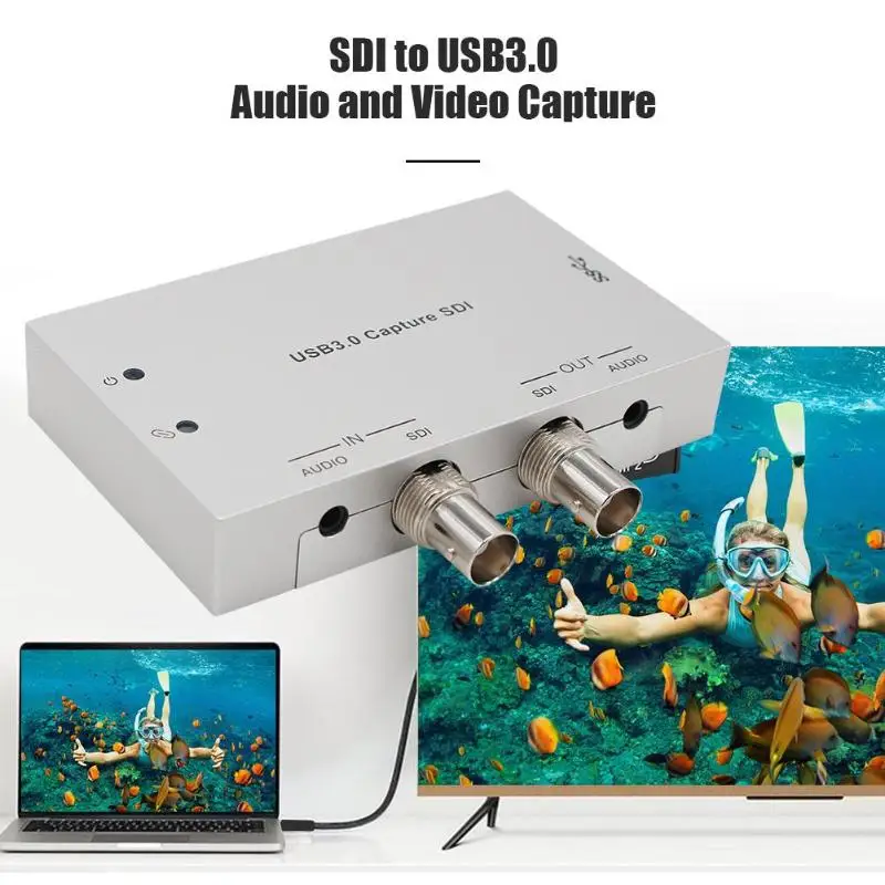 Профессиональный SDI до USB3.0 аудио-видео Захват карты для потоковой прямой трансляции домашнего кинотеатра системы аксессуары