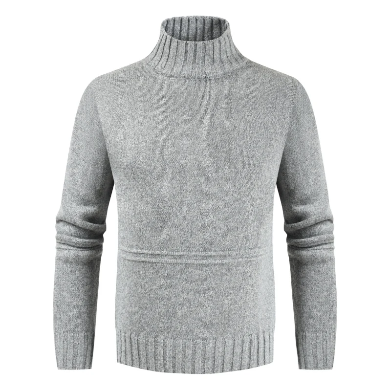 NEGIZBER 2019 Winter Mens Turtleneck Sweater Solid Slim Fit Thick Pullovers Men Sweater Fashion Top Quality Casual Sweater Men NEGIZBER 2019 Winter Mens Turtleneck Sweater Solid Slim Fit Thick Pullovers Men Sweater Fashion Top Quality Casual Sweater Men