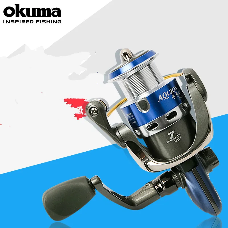 Рыболовная катушка Okuma 1000s-5000s рыболовная спиннинговая для ловли карпа Рыболовные