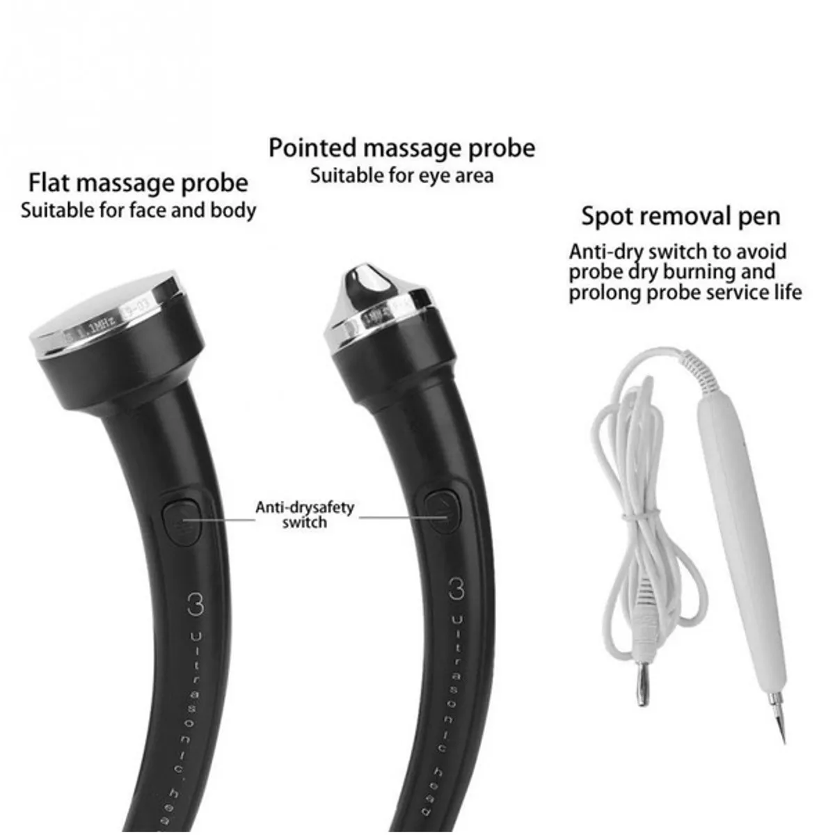 Ультразвуковой массажер для косметической подтяжки лица|Устройство ухода за