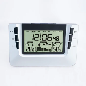 

JIMEI H116DC-Light Wireless LCD Display Indoor Outdoor Weather Forecast Station with Alarm