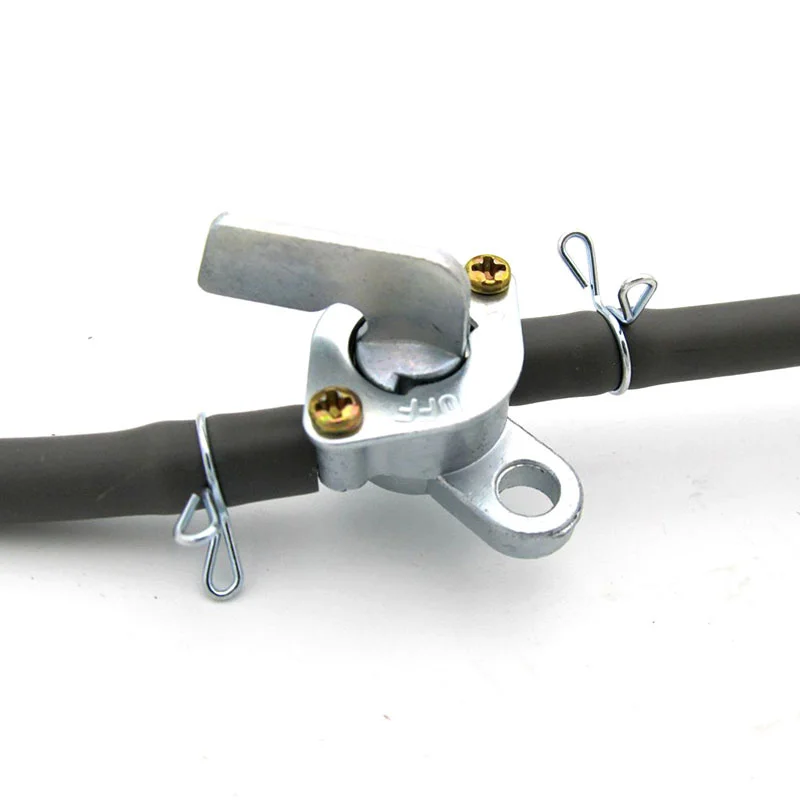 Rubinetto Benzina Universale 8mm Per Scooter E Moto - Nero In Lega Alluminio - Foto 6