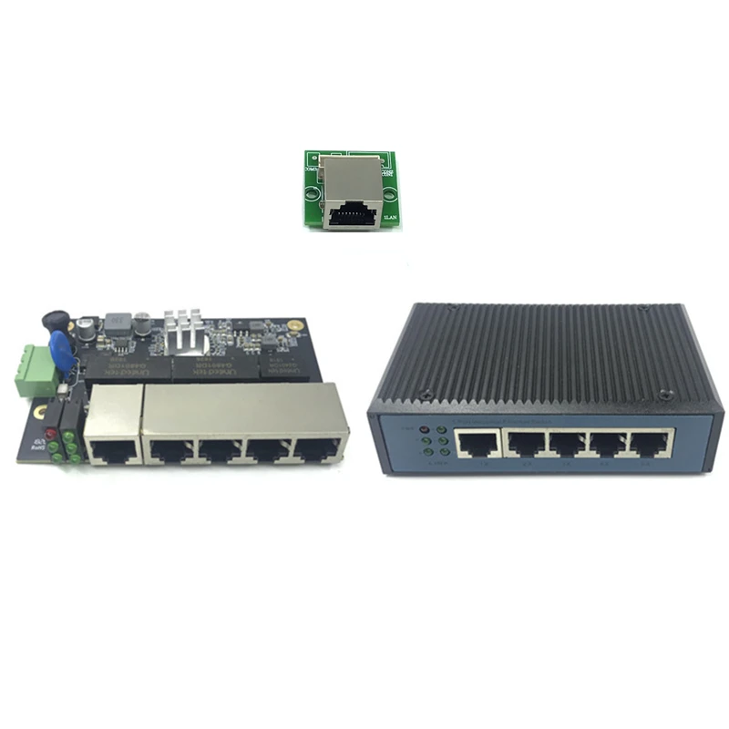 Модуль промышленного коммутатора Ethernet 5 портов 100 Мбит/с | Компьютеры и офис