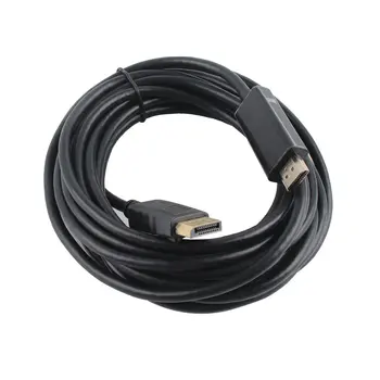 

5 Meters Portable DisplayPort DP to HDMI Adapter Cable Display Port Converter Adapter for Mac Macbook Pro Air