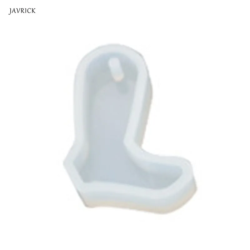 1 УФ смола декоративные поделки Плесень DIY кулон брелок изготовление кристалл эпоксидной формы с отверстием прозрачный силиконовый Плесень - Цвет: 1