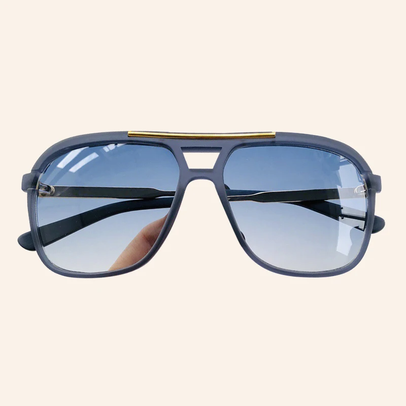 No.3 Sunglasses Роскошные негабаритных Пилот солнцезащитные очки для женщин и мужчин фирменный дизайн зеркальные Квадратные Солнцезащитные очки женские Lunette Soleil Femme - Цвет линз: No.3 Sunglasses
