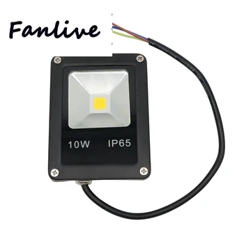 

10pcs Ultrathin 10 Pieces AC85-265V COB LED Flood Light 10W Waterproof IP65 Reflector Floodlight Garden Spotlight Outdoor Lamp