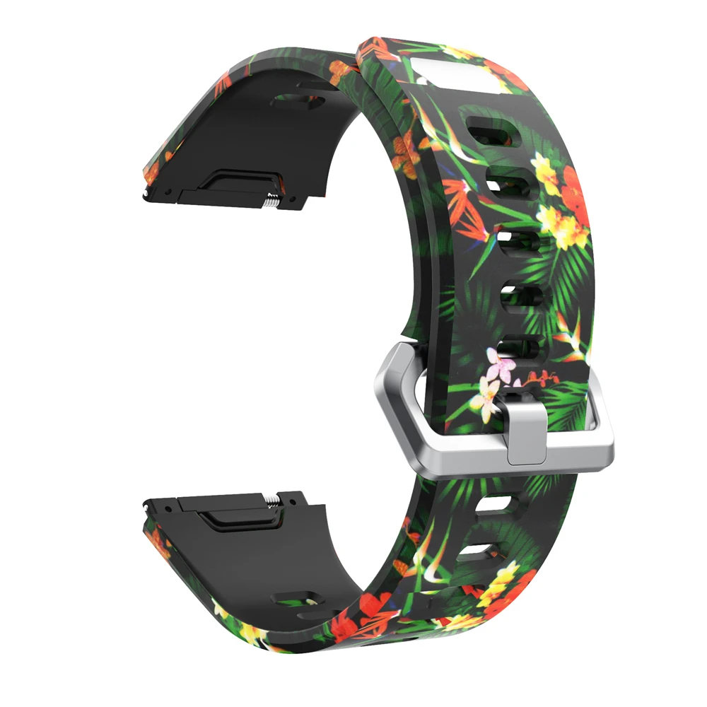 Trimeresurus Yayuu силиконовый ремешок на запястье с принтом, совместимый для Fitbit, Ионные Спортивные часы, Регулируемый Браслет для Fitbit, ионные - Цвет: Trimeresurus