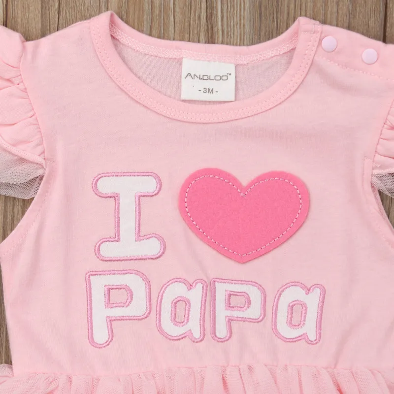 Новый Милый хлопковый комбинезон с рюшами для новорожденных девочек на день