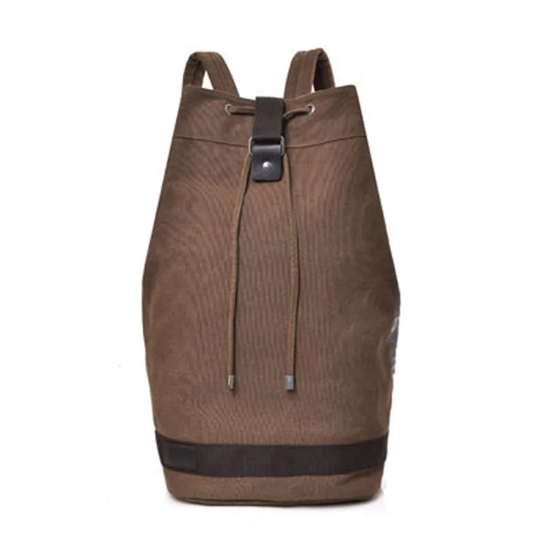Большой зеленый рюкзак для путешествий, рюкзак для альпинизма, мужские холщовые сумки через плечо, мужские холщовые рюкзаки, Mochila XA55ZC - Цвет: Brown
