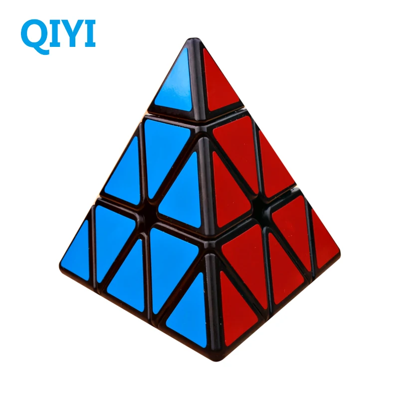 QIYI Пирамида куб 3x3x3 волшебная головоломка Cubo Magico Стикеры меньше твист пирамиды Скорость кубики Развивающие игрушки для детей, подарок для детей