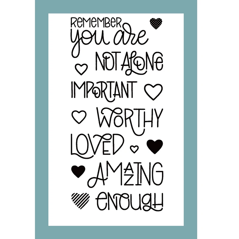 

ZATWBS Romantic love Clear Stamps For DIY Scrapbooking/Card Making/Album Decorative Rubber Stamp Crafts
