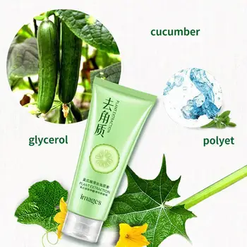 

Natural Cucumber hydration Skin Care Scrub/Go Cutin Body Smoothing Face Cream 80g Body Skin Care Gel Exfoliating F8B6