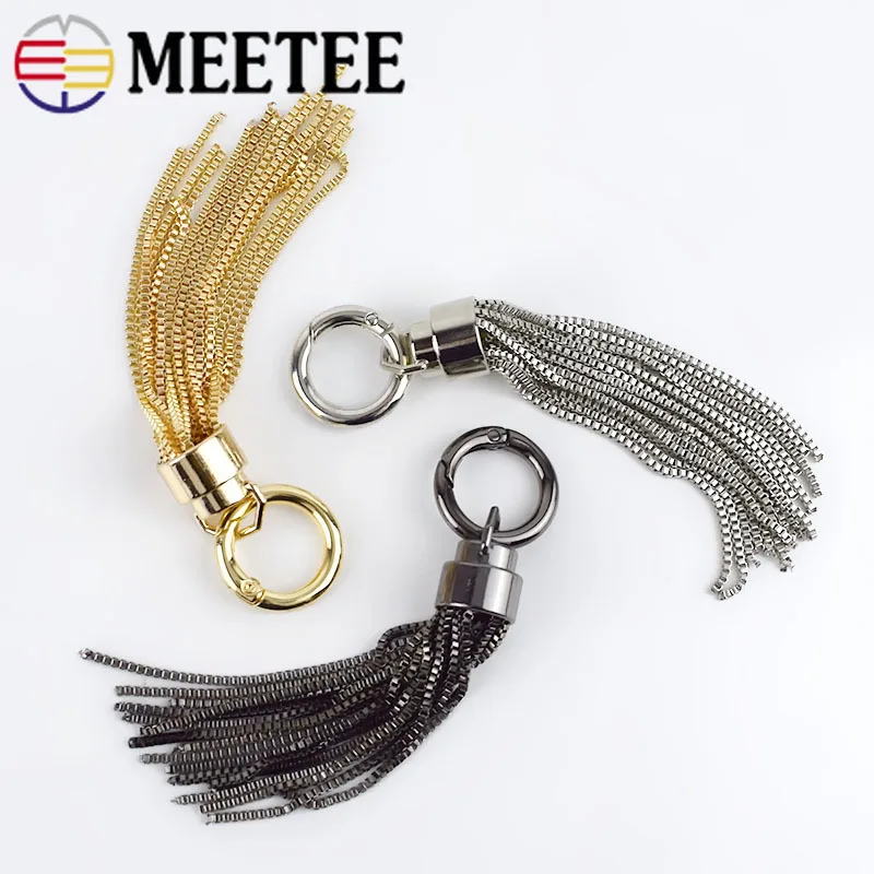 4 шт. Meetee аксессуары для сумок металлические кольца пряжки ювелирные изделия подвеска DIY аксессуары AP2405