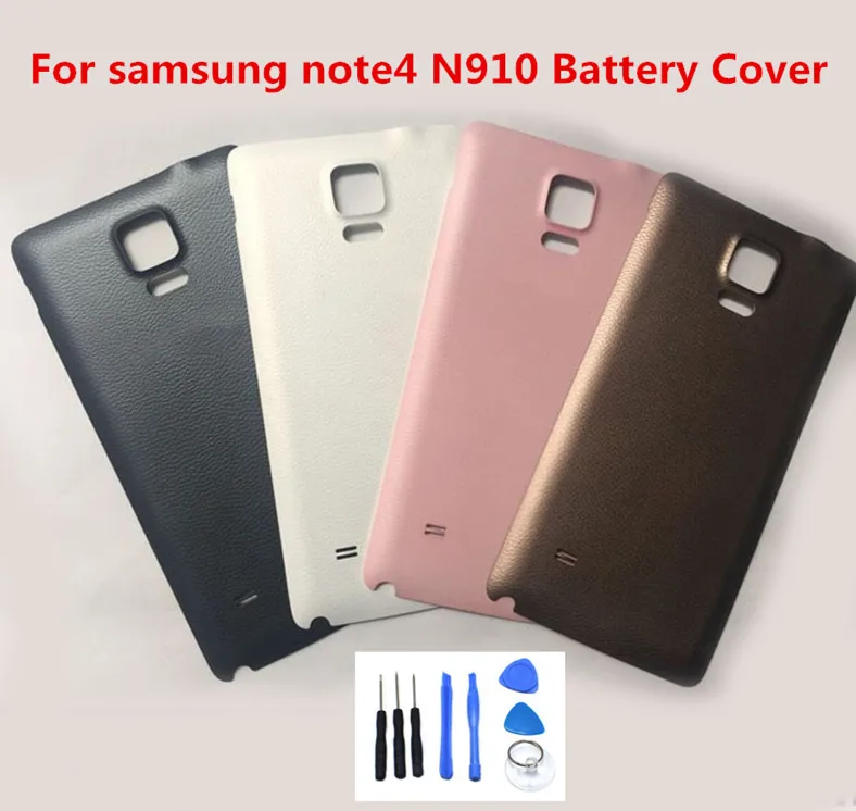 10pcs For Samsung Galaxy Note 4 N910 N910F N910V N910C N910G N910A N910PCase Rear Battery Cover Housing Back Pannel | Мобильные