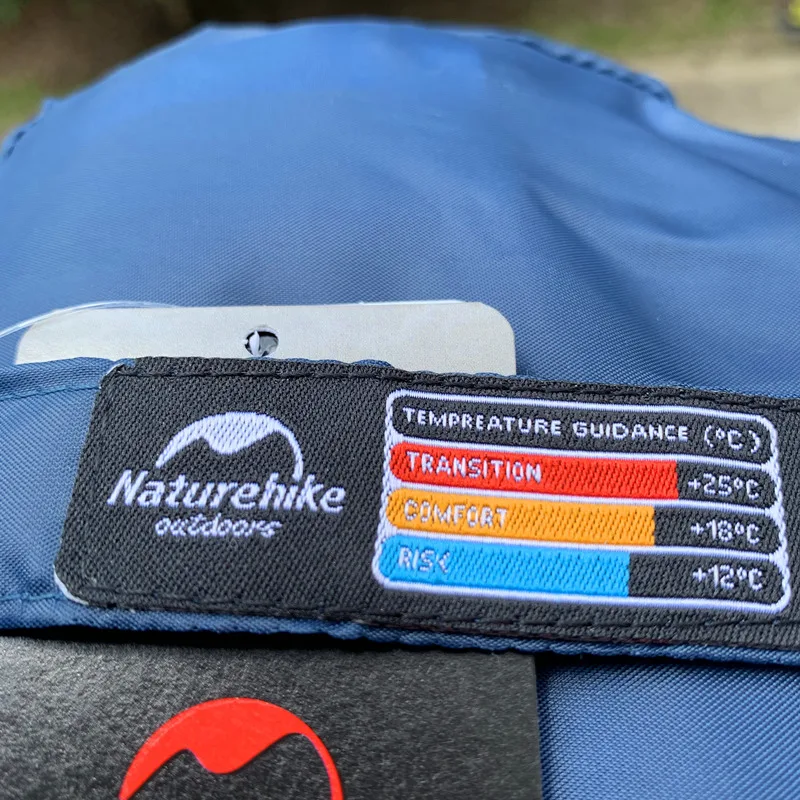 Naturehike Одноместный конверт спальный мешок хлопок водонепроницаемый походный Кемпинг весна лето спальный мешок NH19S015-D