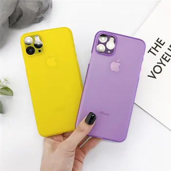 

Moskado Ultra Thin Phone Case For iPhone 11 11 Pro Max 7 8 6 6s Plus X XR XS Max Candy Shockproof Slim Matte Hard PC Back Cover