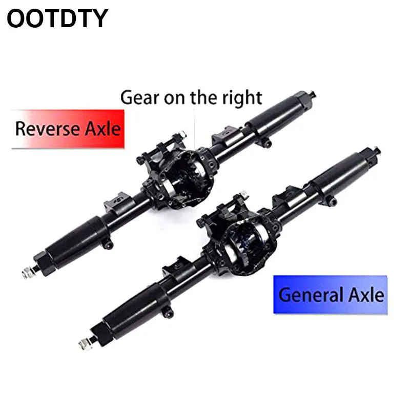 

Aluminum Reverse Front and Rear Axle for 1:10 Axial SCX10 RC Model Crawler Car Spare Parts