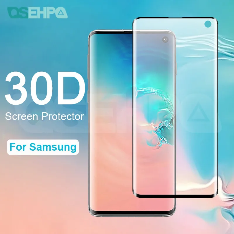 

30D Protective Glass on the For Samsung Galaxy S10 5G S9 S8 Plus S10e S7 Edge A6 A8 2018 Tempered Screen Protector Glass Film
