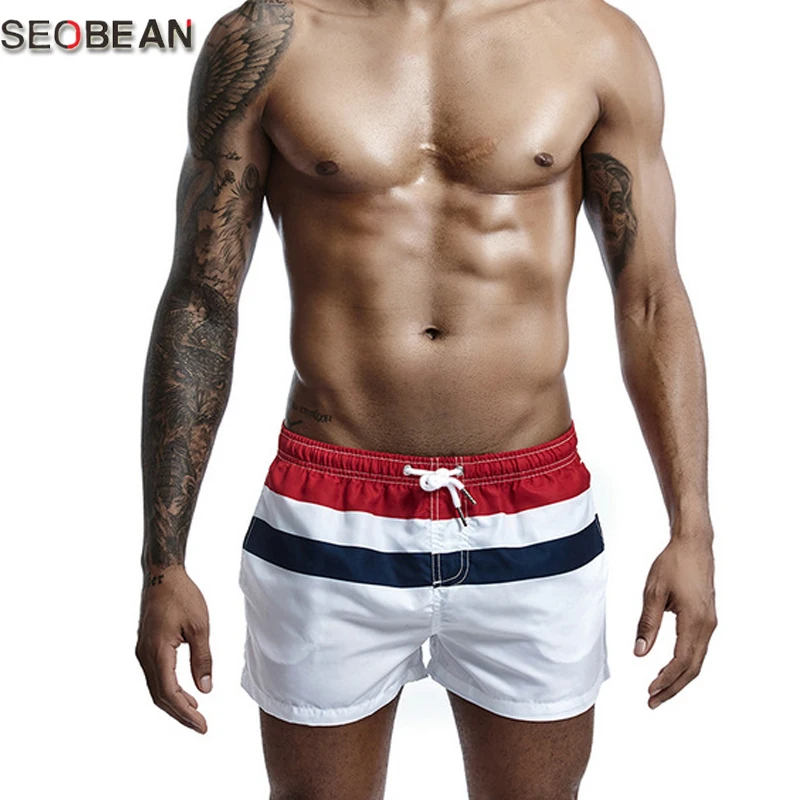 Seobean быстросохнущие летние мужские s Siwmwear мужские пляжные шорты трусы мужские плавательные трусы пляжные шорты для плавания одежда гей-бикини костюм