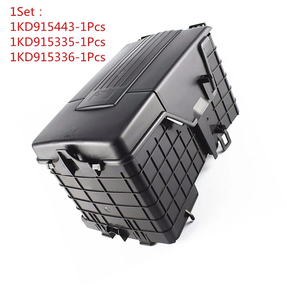 Side battery tray trim cover for VW Jetta Golf Passat B6 B7 Tiguan Touran A3 Yeti Seat 1KD 915 443 1KD 915 336 335