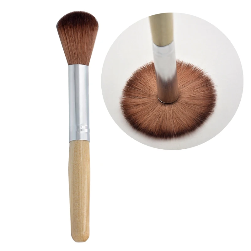 

1pcs Makeup brushes Log handle Powder Concealer Blush Liquid Foundation Face Make up Brush Tools Professional Beauty Cosmetics