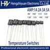 Black Square 1A 2A 3A 5A 250V  Thermal Fuse Cutoff  84C 102C 115C 125C 130C 135C 145C 150C Degree LED Fuses Temperature Switches ► Photo 1/6