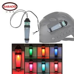 Tactical Signal Light Helmet Safety Indicator Flashing IPX-8 Waterproof LED Lamp For Hiking Cycling Survival Airsoft Paintball