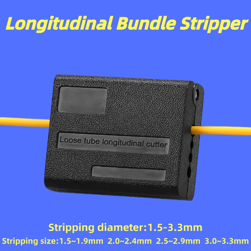 thumbnail image 2 of Fiber Optic Cable Stripper Tool - Loose Tube Longitudinal Cutter For 1.5-3.3mm Outdoor Cables 2 of 11