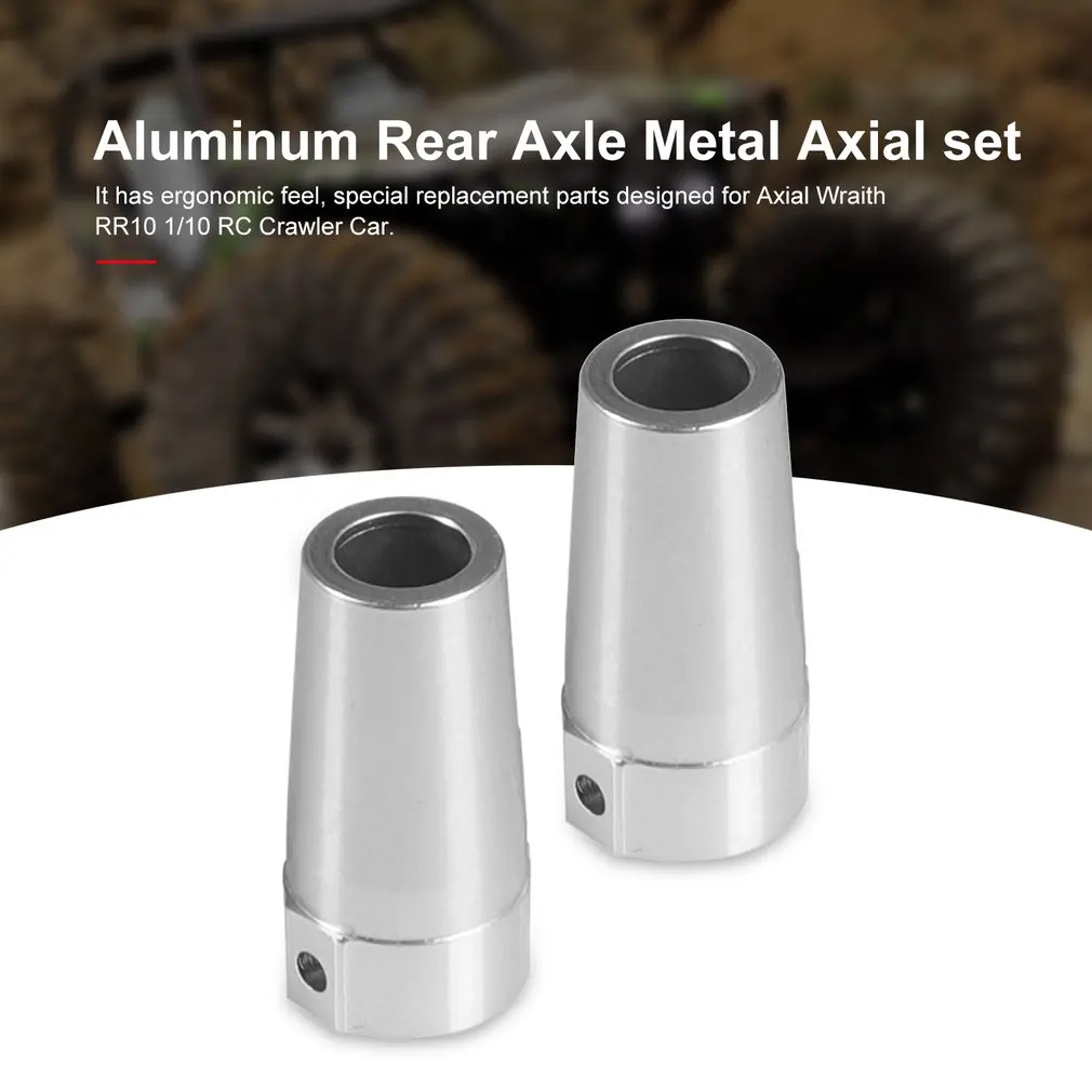 2PCS Aluminum Rear Axle Locking For Axial Wraith RR10 1/10 RC Crawler Car Metal Axial Knuckle Parts Accessories
