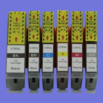 

PGI150XL CLI151XL Impresora Ink Cartridge Replacement For Canon PIXMA MG6310 MG6410 MG5410 MG7110 IP7210 MX721 Printer Inket
